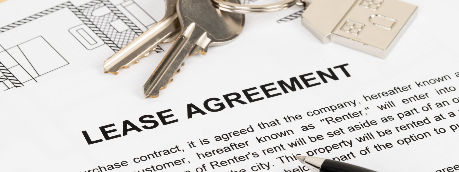 Stock photo of lease agreement